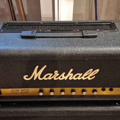 Marshall JCM 800 Lead Series Model 2203 100-Watt Master Volume Head 1989 - Black image 2