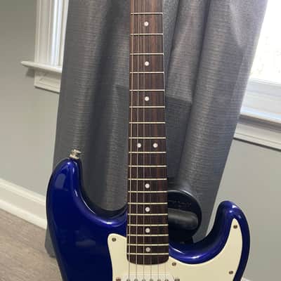 Squier Affinity Series Stratocaster with Rosewood Fretboard 2008 - Metallic Blue image 5