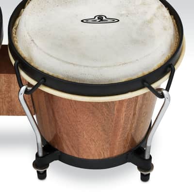 CP Traditional 6" and 7" Bongos - Natural Wood with Black Hardware image 5