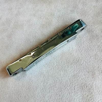 Gibson ABR-1 Bridge Base Patent Number w/ Foundry Mark 1966-1970 - Chrome image 3