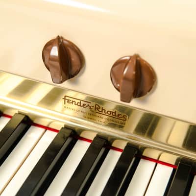 Fender Rhodes Piano Bass 1960s Brown Tolex owned by Billy Corgan image 3