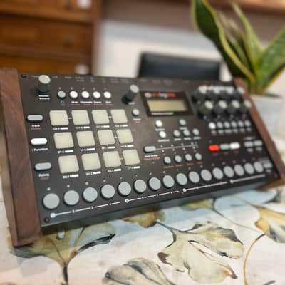 Elektron Analog Rytm mk1 stand, walnut wood image 6