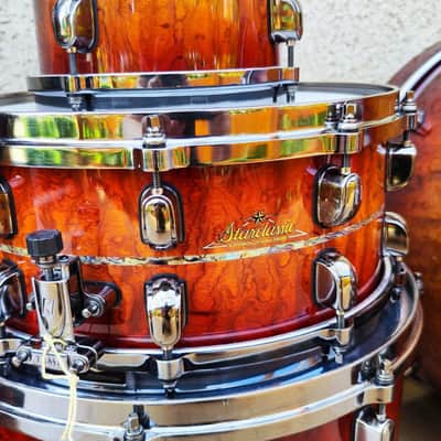 Tama Starclassic EXOTIX Volcanic fire bubinga kit image 6