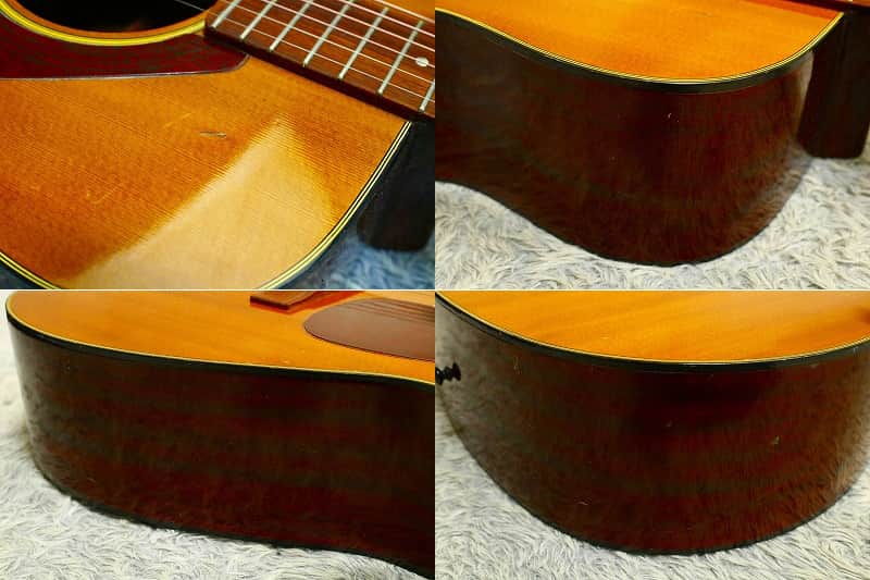1973 made Vintage Acoustic Guitar Yamaha FG-160 GREEN Label Made