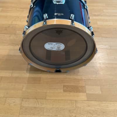 Ayotte Drum Smith 1990s - Blue Lacquer_Sugar Maple Drum Kit image 7