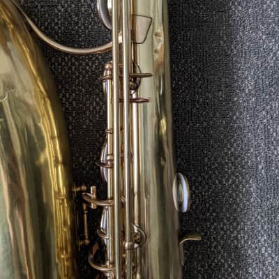 Buffet Crampon Cie Evette & Schaeffer 1927 - Vintage Lacquer Bari Sax Paris France Baritone Saxophone image 16