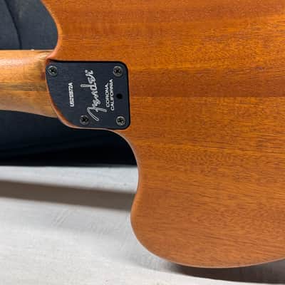 Fender American Acoustasonic Jazzmaster Guitar with Gig Bag 2021 - Ocean Turquoise / Ebony fingerboard image 12