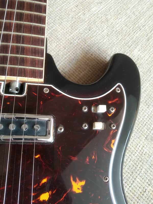 Teisco EG 2 Red Sunburst - 'Hertiecaster' Japan 60s/70s vintage