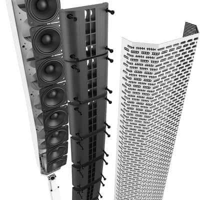 Electro-Voice EVOLVE50M-SW 12in Powered Subwoofer Base with Mixer, Column Sold Separately (White) image 2