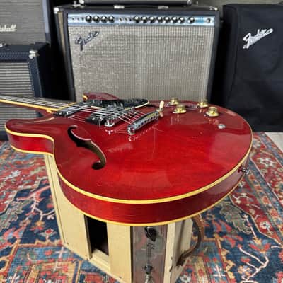 Yamaha SA700 Semi Hollowbody ES335 Type 1981 Persimmon Red image 16