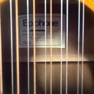 Epiphone FTY-50 12 String 1970s - Sunburst image 2