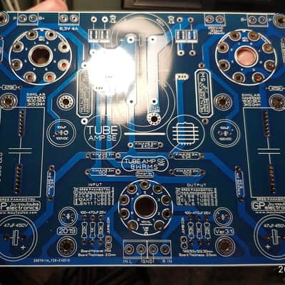 Tube Stereo AMP Single Ended (SE) Bare-PCB 6L6 EL34 (3Wrms) & KT88 (8Wrms) image 1