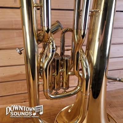 D. C. Pro Series II Bb Euphonium with Foam Hard Case, Mouthpiece, Bell Cover image 8