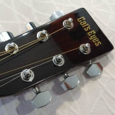 Tokai Cat's Eyes CE20N Solid Top and Mahogany Neck w/SC image 8