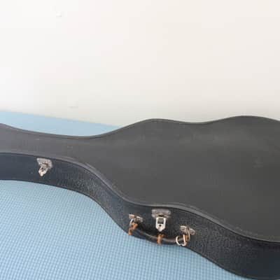 Vintage 1960s Unknown Maker Possibly Premier Kalamazoo Gibson Harmony Archtop Acoustic Guitar Circa Rare Geib & Schaeffer Lifton Sausage Handle Case Restoration Project image 7