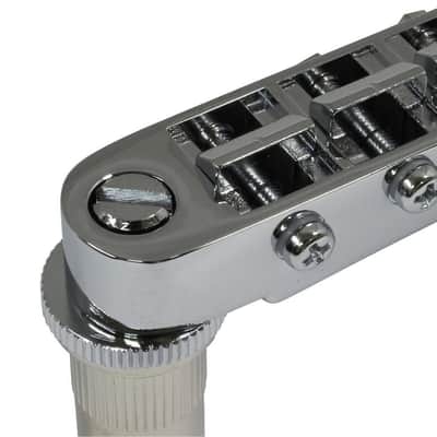 GOTOH GE103B-T Guitar Bridge with large metric posts Chrome image 2