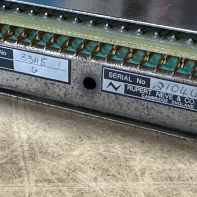 Neve 33115 Preamp/EQ Module - Serviced & Re-capped - Classic! image 7