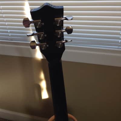 Memphis LP style vintage Tone Monster! DiMarzios, upgraded tuners, bridge and bar. w case single cutaway image 4