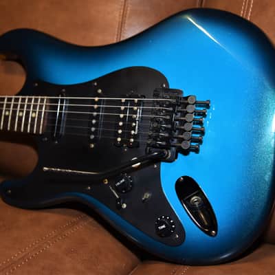 Kramer Pacer Deluxe Custom Lefty 1983 - Metallic Blueburst image 4