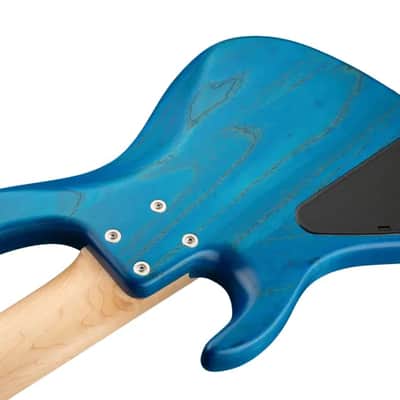 Sadowsky MetroLine 24-Fret Modern Bass-Swamp Ash Body-5 String-Ocean Blue Transparent Satin image 6