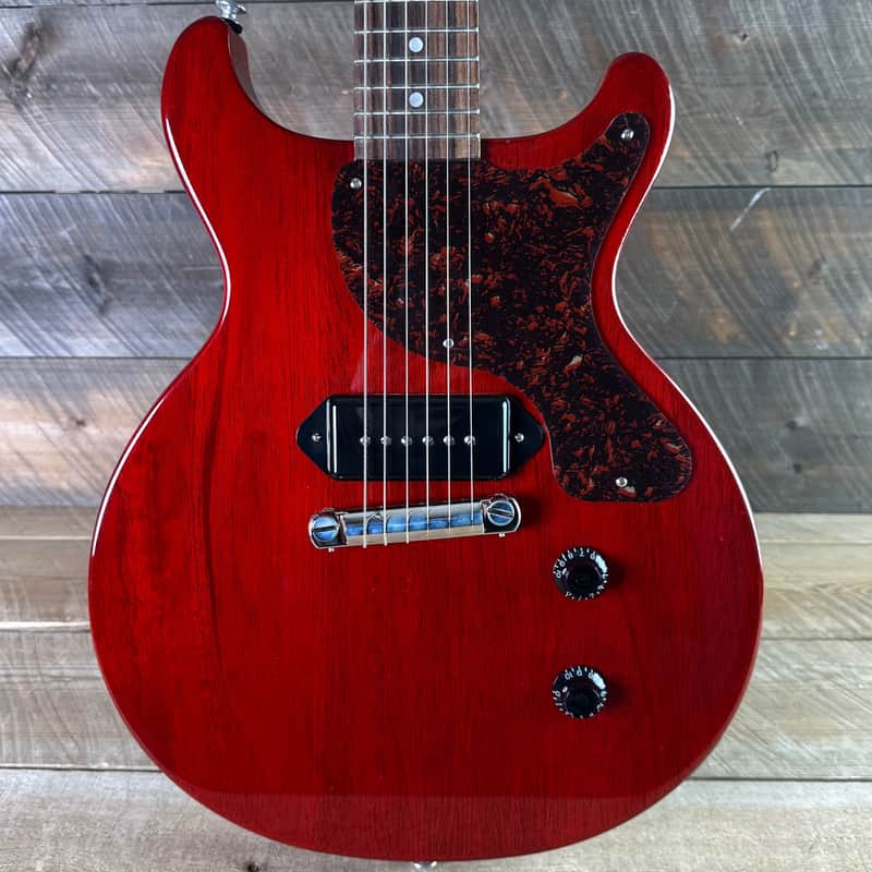 Gibson Les Paul Junior Doublecut W/Tortoise Pickguard - Vintage Cherry 217850255 image 1