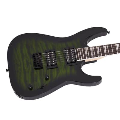 Jackson JS Series Dinky Arch Top JS32Q DKA HT, Transparent Green Burst (B-Stock) image 7