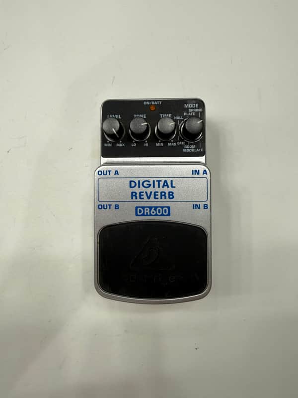 Behringer DR600 Digital Reverb Stereo Guitar Effect Pedal image 1