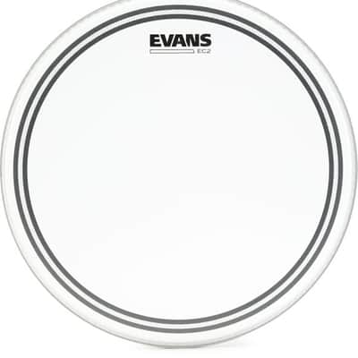 Evans EC2S Frosted Drumhead - 14 inch image 2
