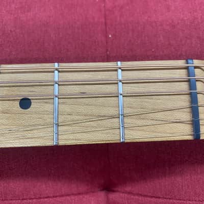 Partscaster Double Cut T-Style Guitar with Warmoth Neck and Body - Blue Ice image 9