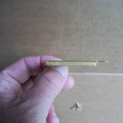 Gibson F5 60s  gold mandolin tailpiece cover image 16