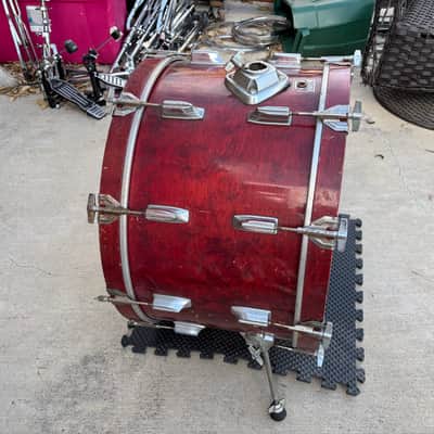 Tama 14x24 Cherry Superstar Bass Drum image 2