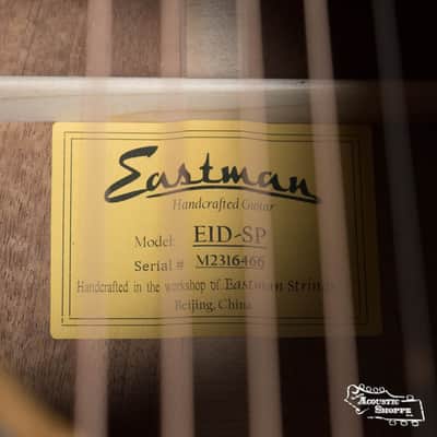 Eastman E1D-Special Thermo-Cured Sitka/Quilted Sapele Dreadnought Acoustic Guitar #6466 image 2