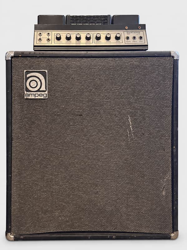 Ampeg B-15S Portaflex 60-Watt 1x15" Bass Combo 1971 - 1977 - Black Vinyl image 1