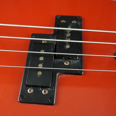 Yamaha Broadbass VIs Japan Red Bass Guitar image 10