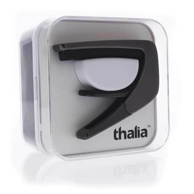 Thalia Capo - Deluxe Series - Black Chrome - Pearl Mandala - UV Inked Design on  Exotic Shell Inlay image 3