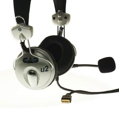 Cad U2 | USB Stereo Headphones with Cardioid Condenser Microphone, 6' USB Cable. New with Full Warranty! image 1