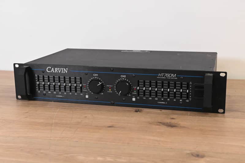 Carvin HT760M 2-Channel 750W Power Amplifier with EQ CG01FN3 image 1