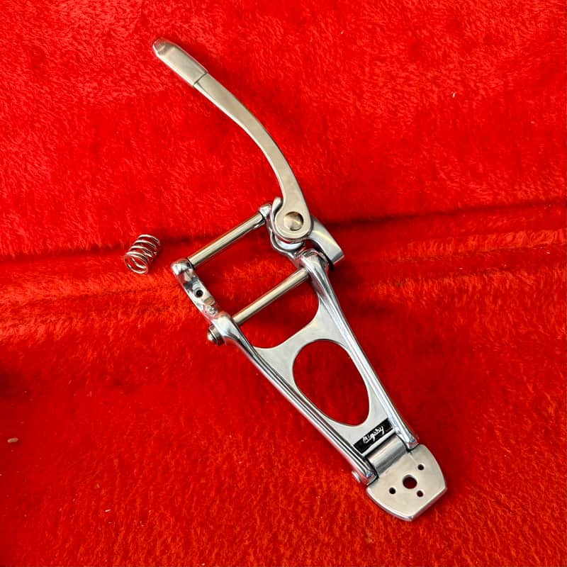 Bigsby B12 vibrato tailpiece - Chrome original USA Gibson guild Gretsch epiphone vintage image 1