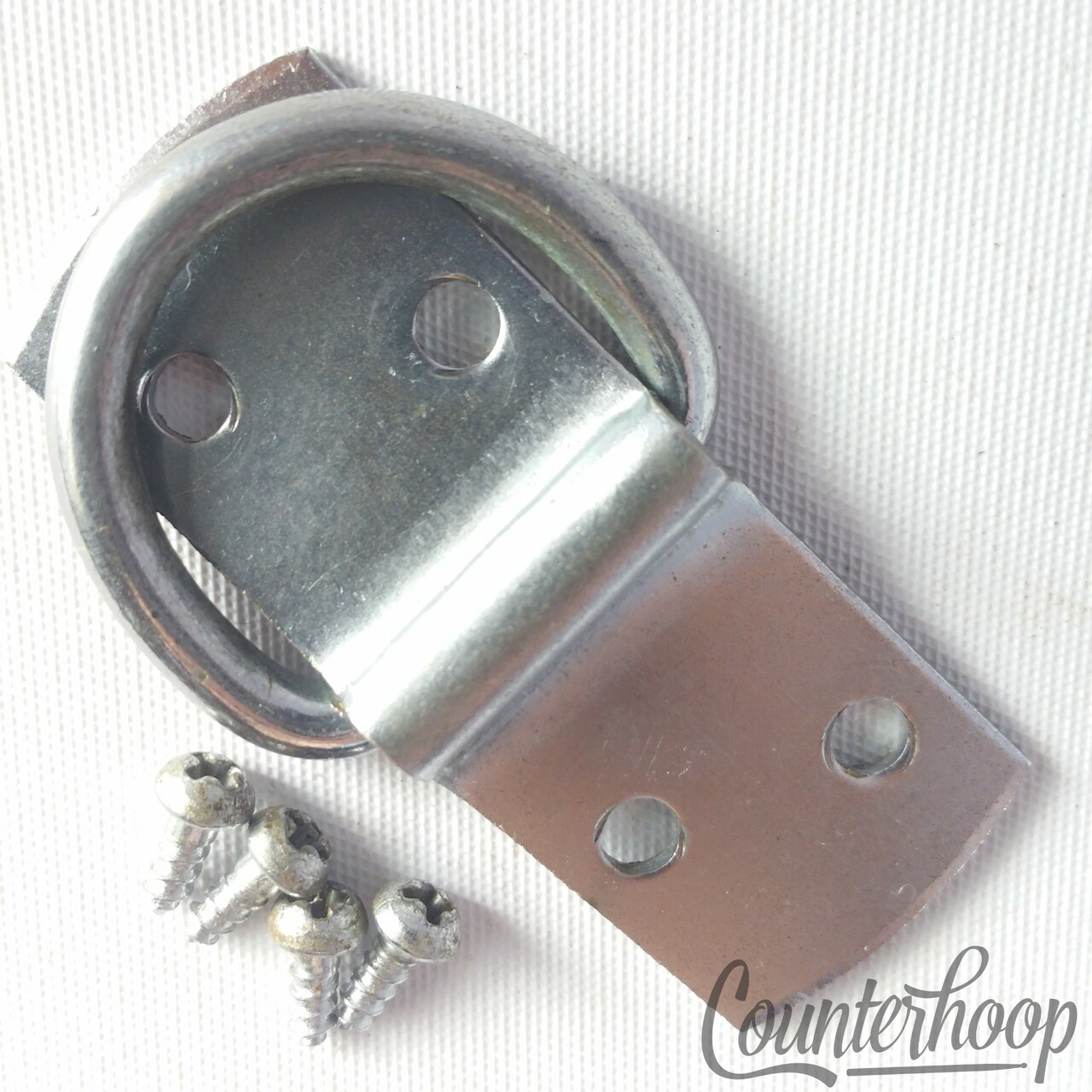 Gretsch Snare Drum Marching Harness Mount Wood Hoop Round Badge Chrome Vintage50 — main photograph