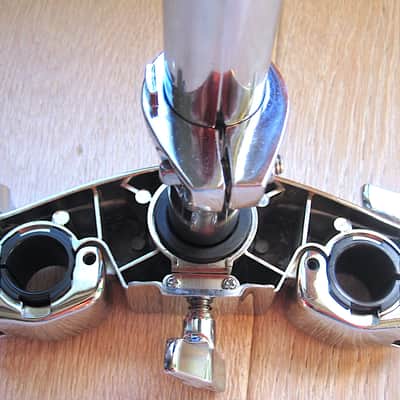 Mapex Double Tom Holder Receiver Mount Post with Memory Lock image 3