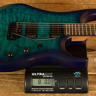 Sterling John Petrucci JP150DQM JP150 DiMarzio - Quilted Cerulean Paradise image 9