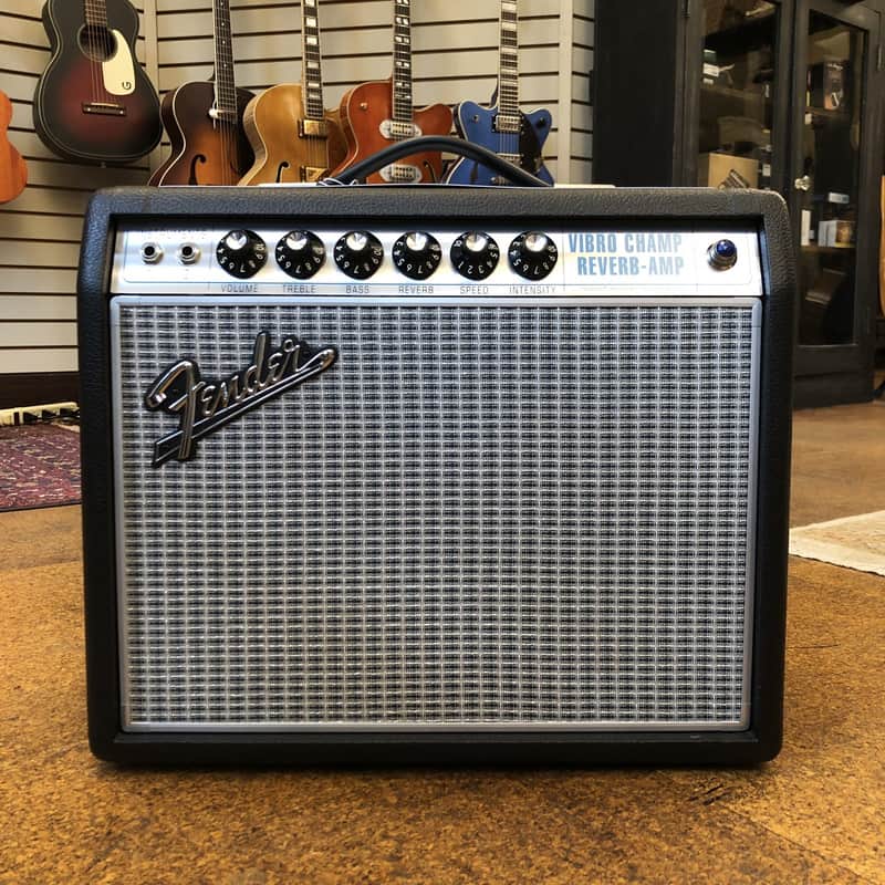 Fender '68 Custom Vibro Champ Reverb 1x10" 5-watt Tube Combo Amp image 1