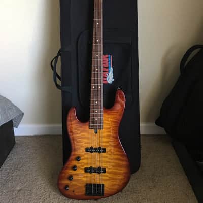 Sadowsky NYC 21 Fret Left Handed 2001 Quilted Maple Tobacco Burst image 1