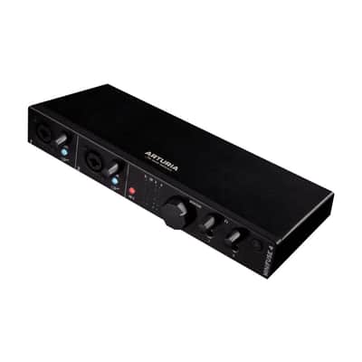 Arturia MiniFuse 4 Portable Audio/MIDI USB Recording Interface with Type-C Connectivity for Music Production (4 Inputs/Outputs, Black) image 2