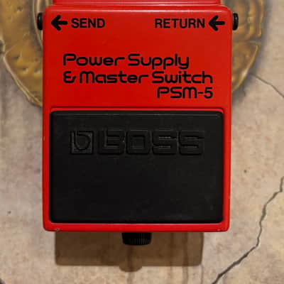 Boss PSM-5 Power Supply & Master Switch (Red Label) 1984 - 1990 - Red image 1