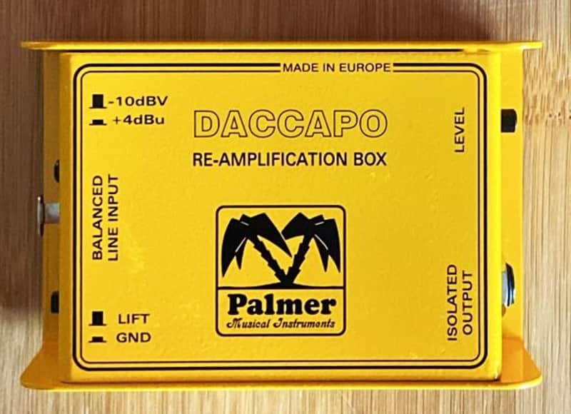 Palmer DACCAPO Re-Amplification Box / Reamp Box MINT image 1