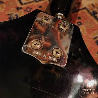 1967 Firstman Liverpool Special Black w/ Gigbag | Teisco-Made, Hollow Body, Japan Vintage image 19