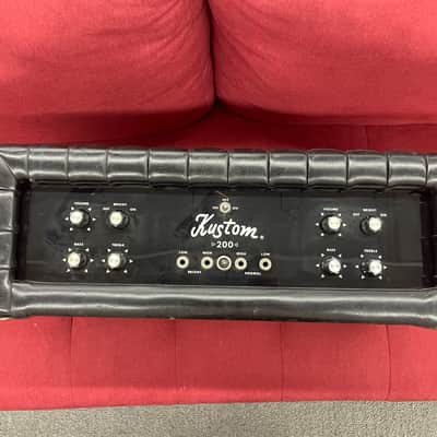 Kustom K200B-1 Amp 70's - Black Tuck & Roll image 1