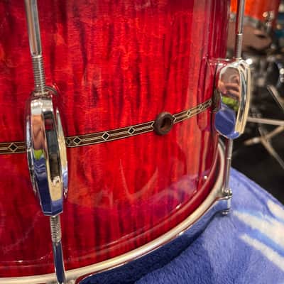 Tama Star Maple - Raspberry Curly Maple 8x14 Snare image 6