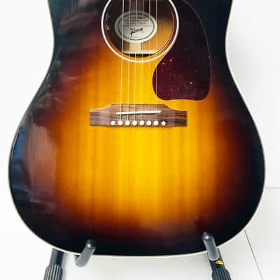 Gibson J-45 Standard Acoustic-Electric Guitar Sunburst w/ Gibson Hardshell Case image 3